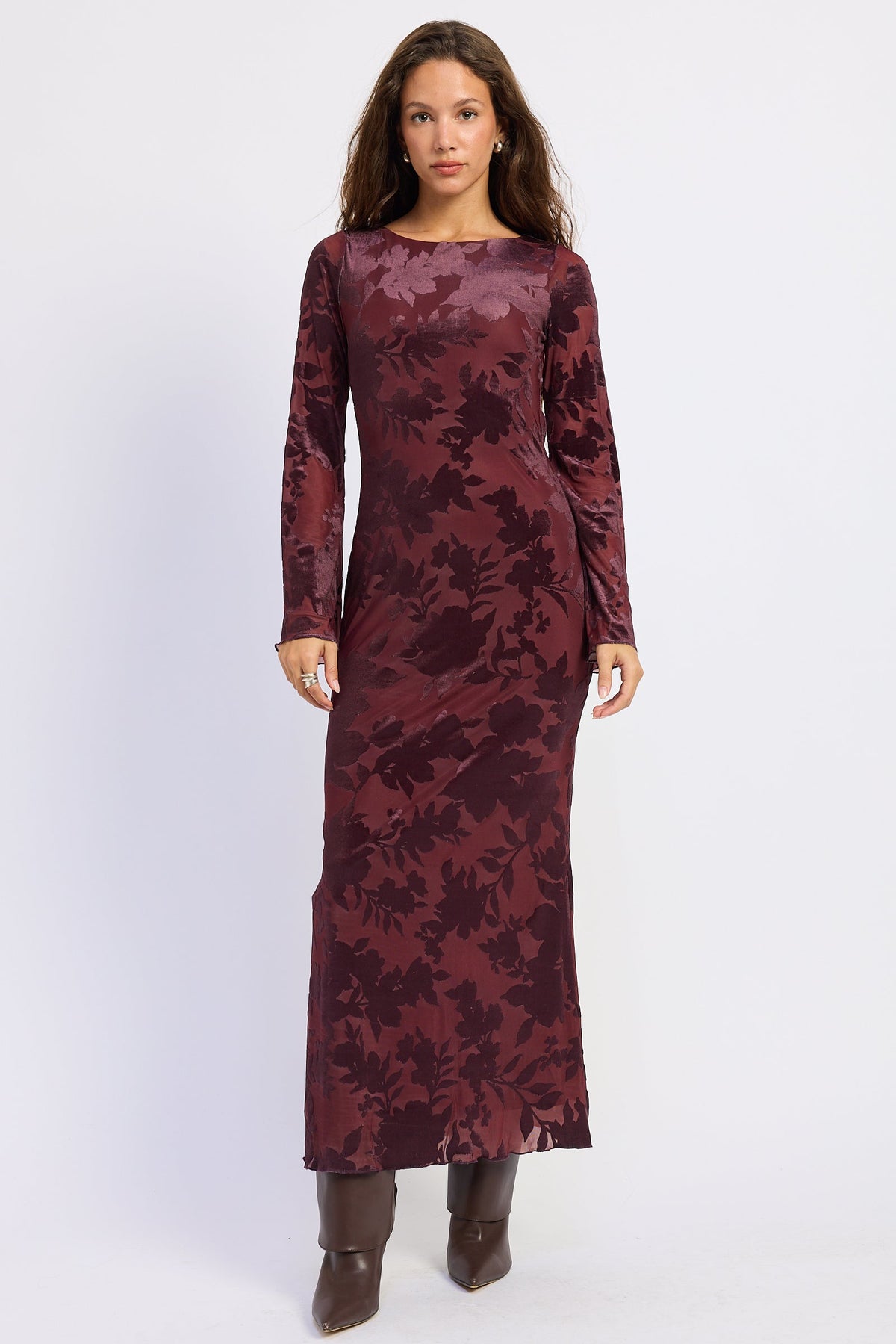 Honora Open Back Maxi Dress
