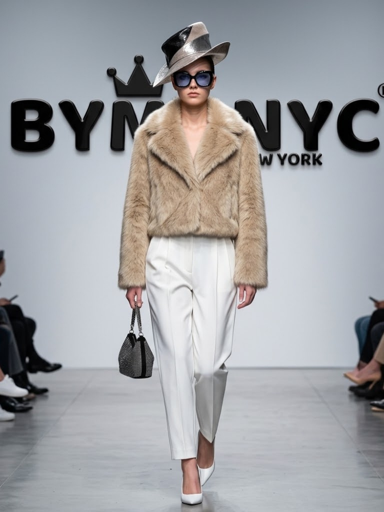 WOMEN'S JACKET Ecological UPPER WEST SIDE New Collection Trendy BYMANYC ® New York-0