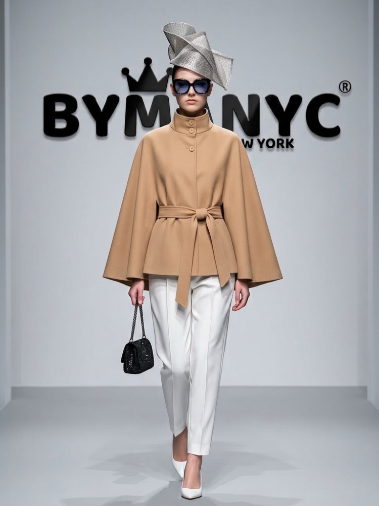 WOMEN'S CAPE JACKET Ecological Prêt-à-Porter New Collection TRIBECA BYMANYC ® New York-0