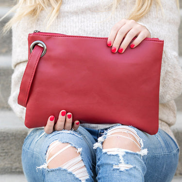 Over-sized Everyday Clutch in multiple colors