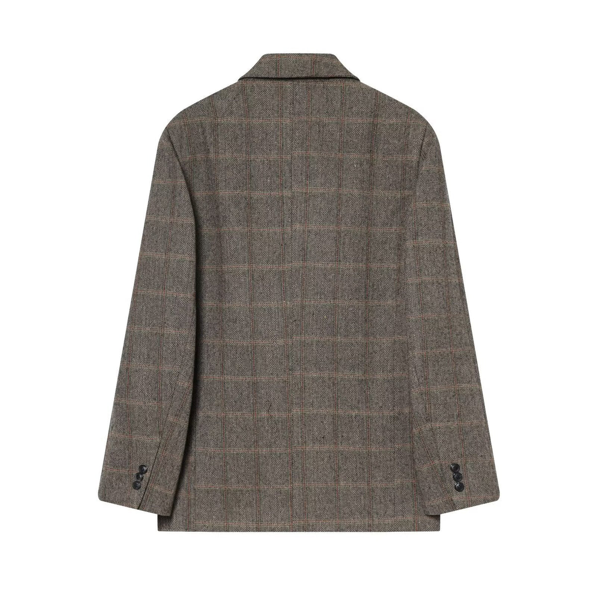 Plaid Wool-Blend Blazer SOHO New Collection FASHION BYMANYC ® New York-1