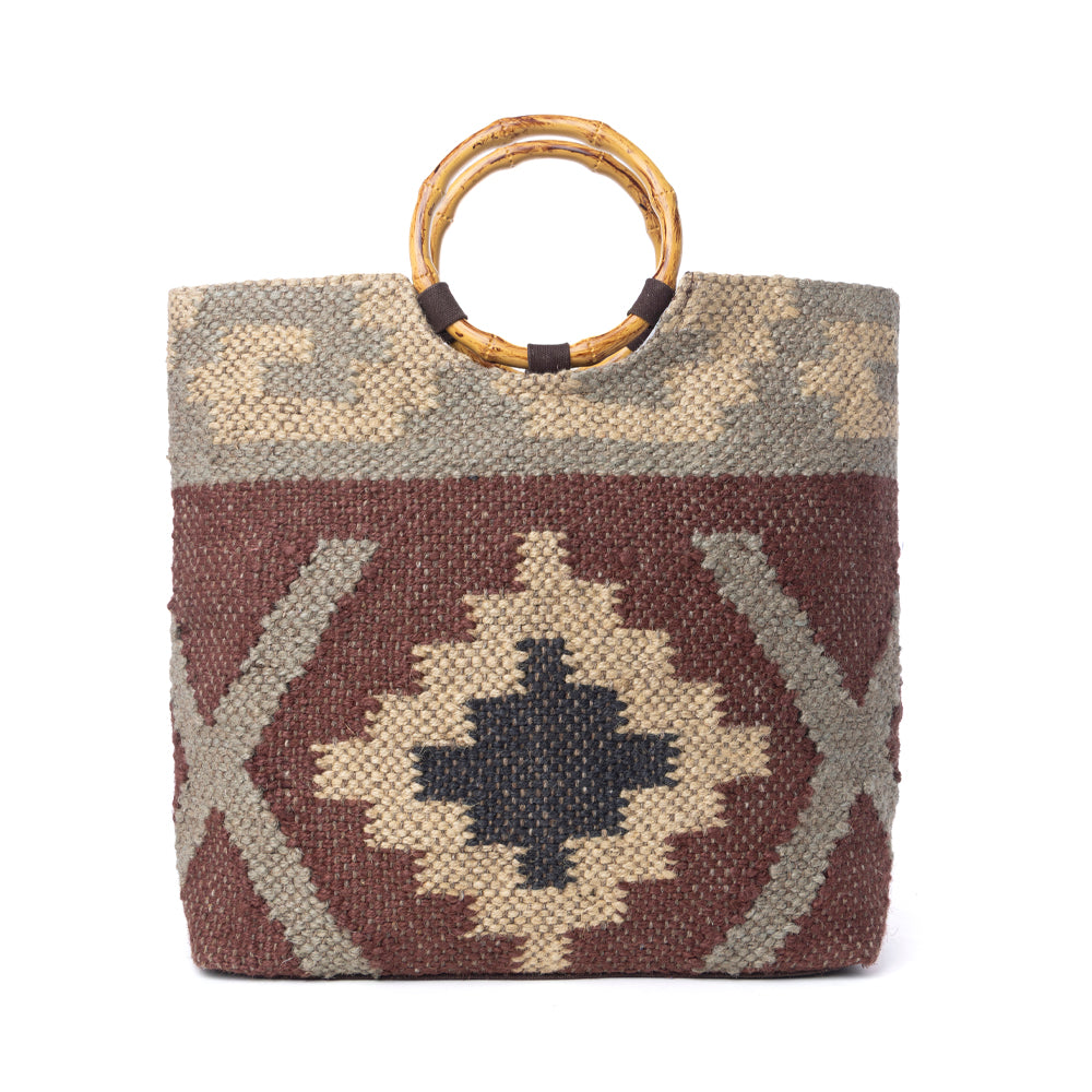 Desert Loom Jute Tote Bag
