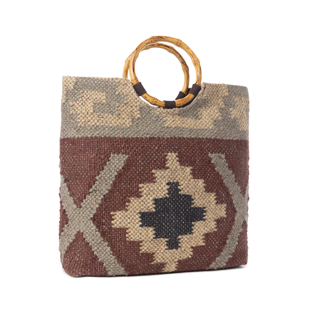 Desert Loom Jute Tote Bag