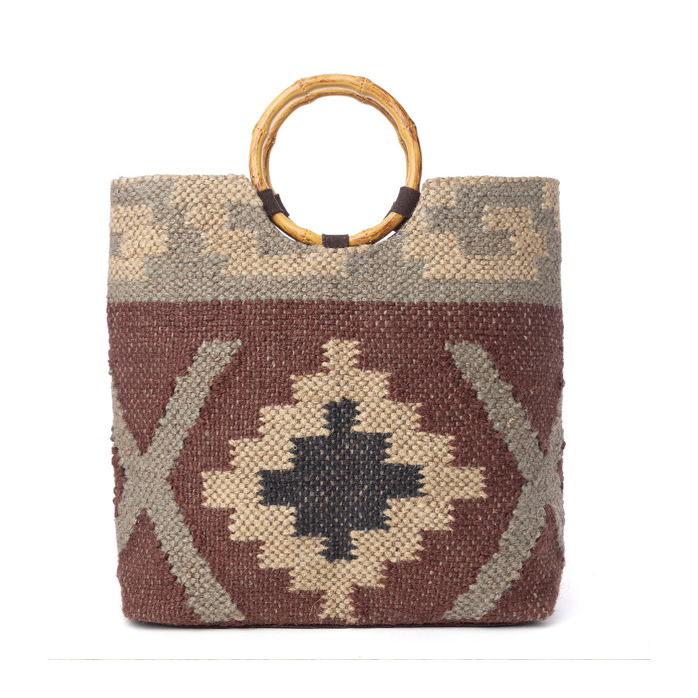 Desert Loom Jute Tote Bag