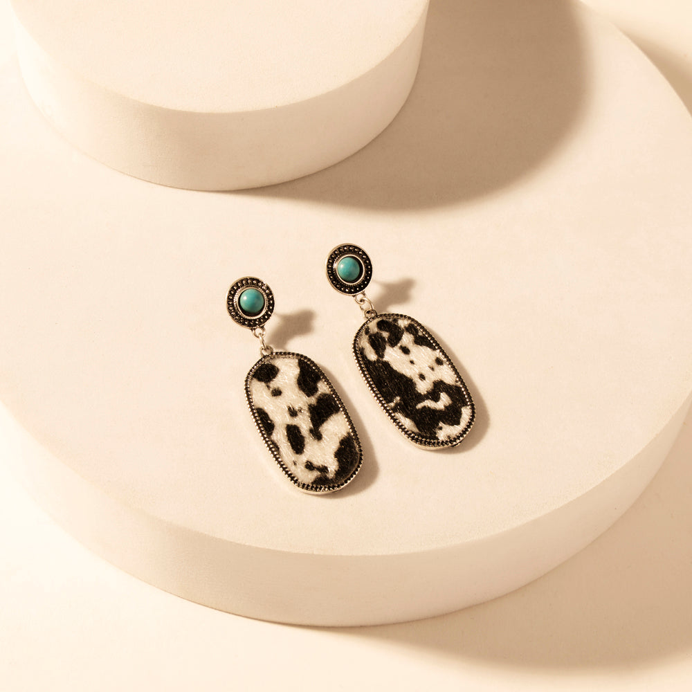 Wild Hide Dangle Earrings