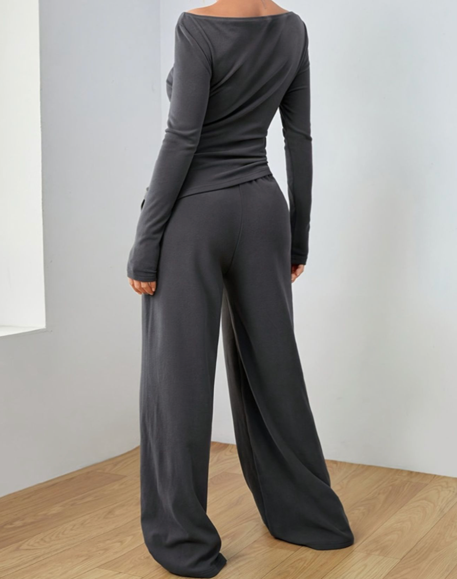 Stevie Long Sleeve Top and Pants Set in multiple colors