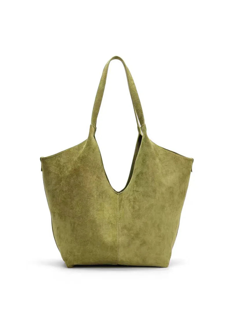 Suede Casual Tote