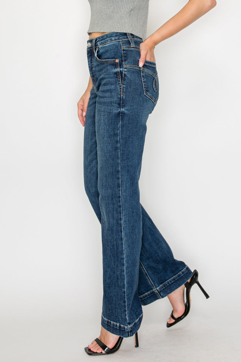 The Josephine Jean - High Rise Relaxed Flare with Tummy Control by Artemis Vintage