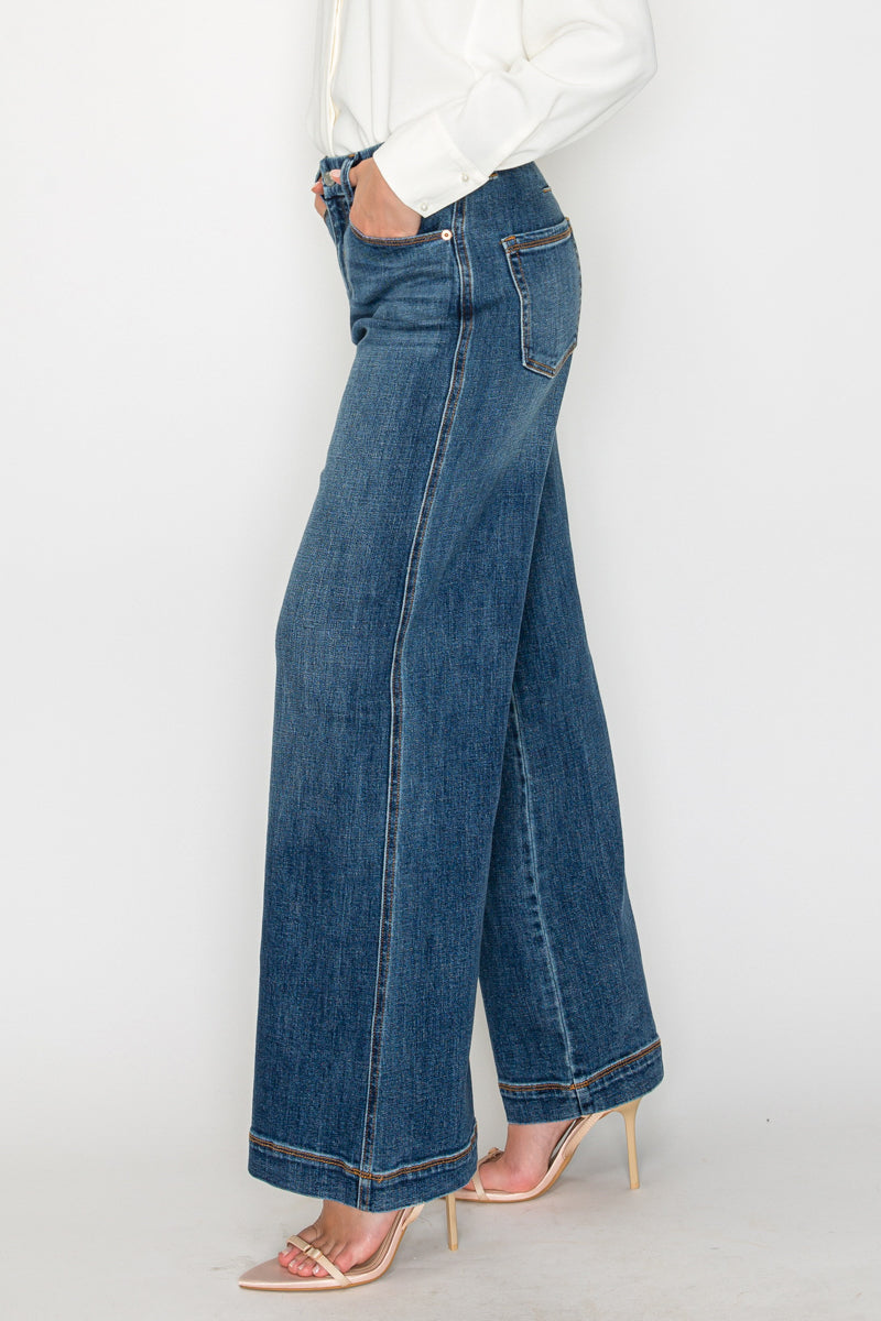 The Genevieve Jean - Relaxed High Rise Palazzo by Artemis Vintage