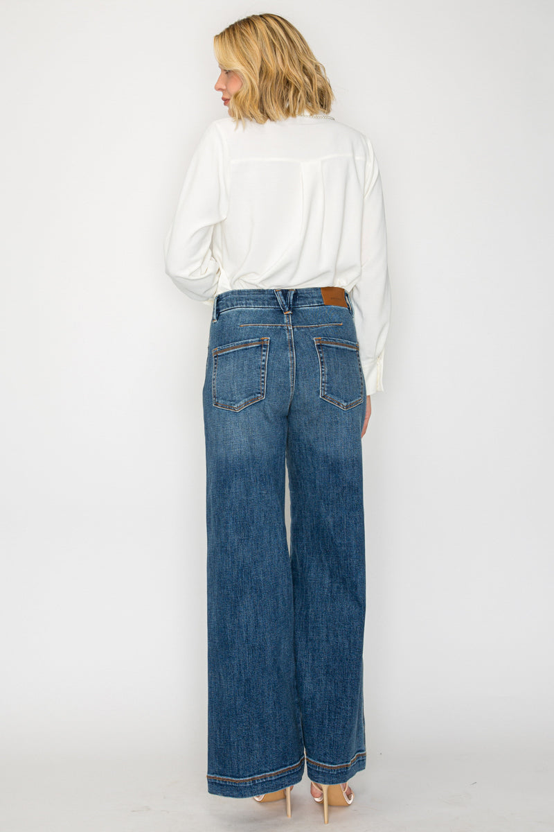 The Genevieve Jean - Relaxed High Rise Palazzo by Artemis Vintage