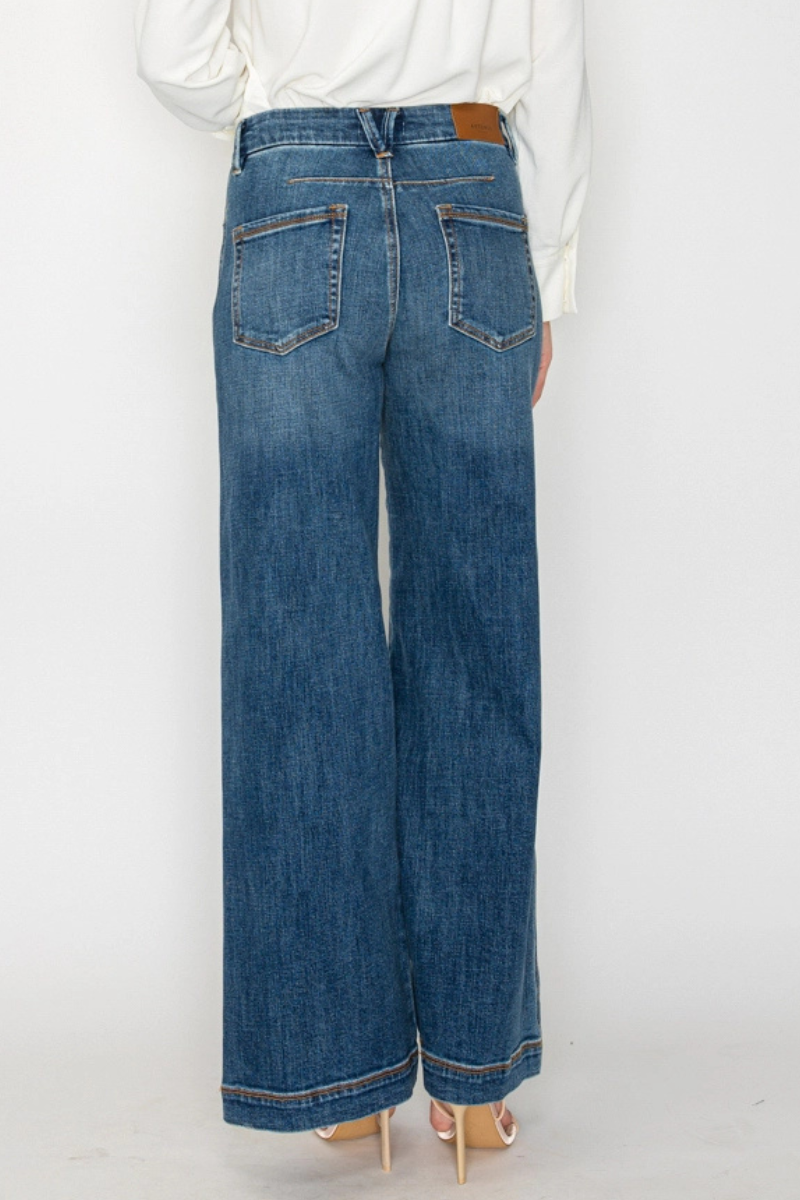 The Genevieve Jean - Relaxed High Rise Palazzo by Artemis Vintage
