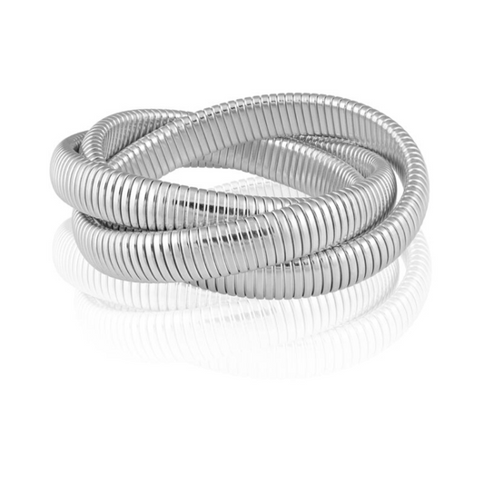 Infinity Multi Layered Bracelet in gold and silver