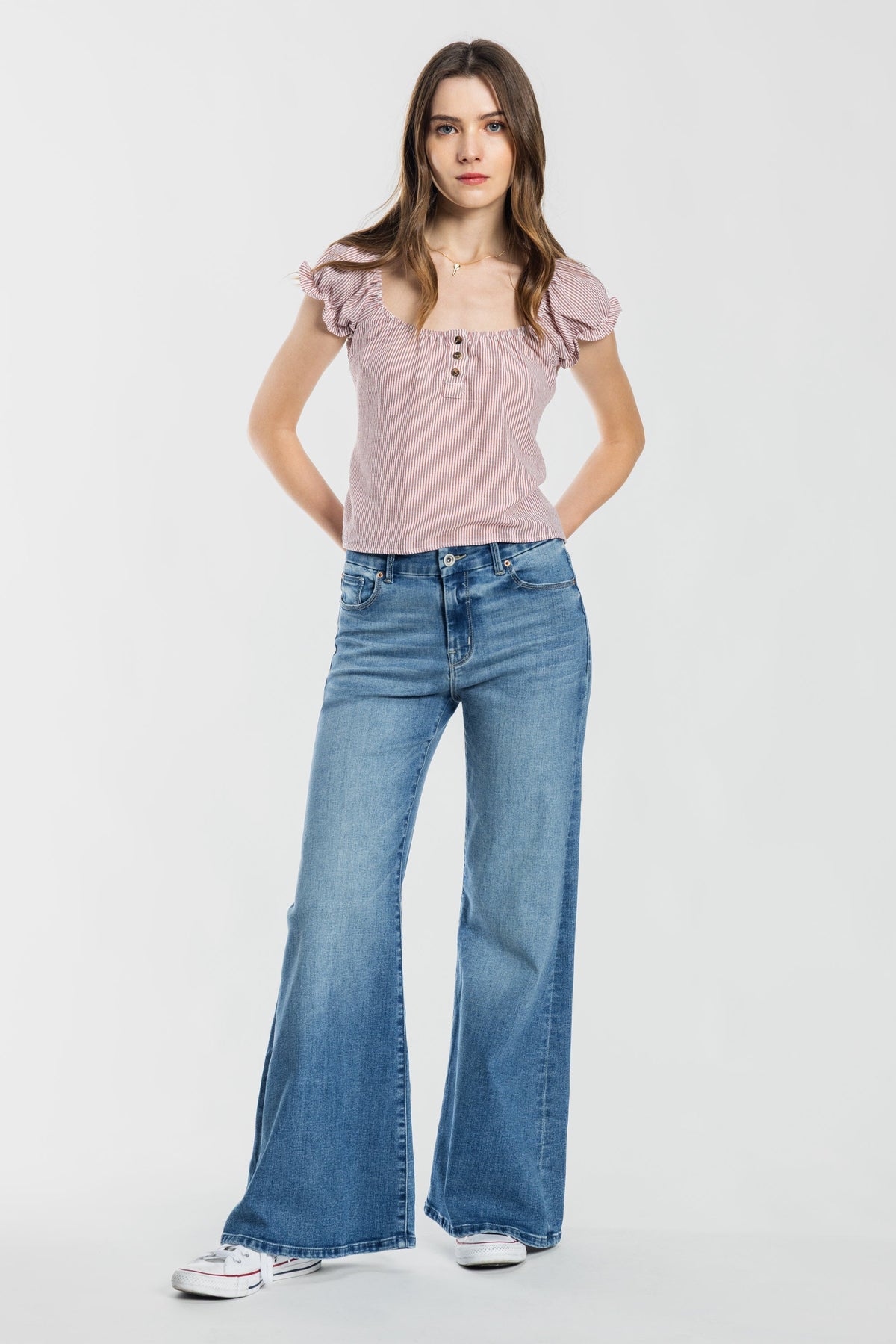 The Alonia Jean - Mid Rise Super Wide Leg by Enjean