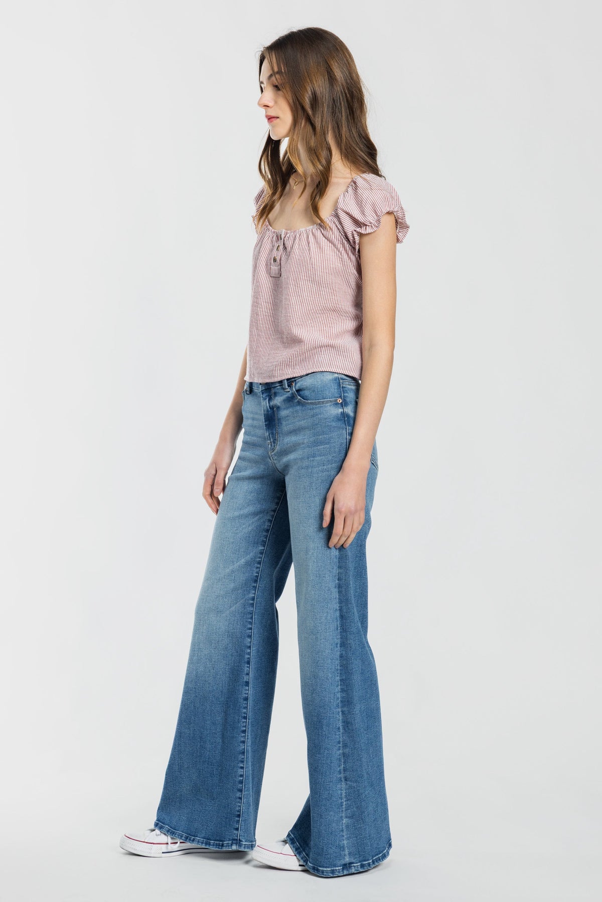 The Alonia Jean - Mid Rise Super Wide Leg by Enjean
