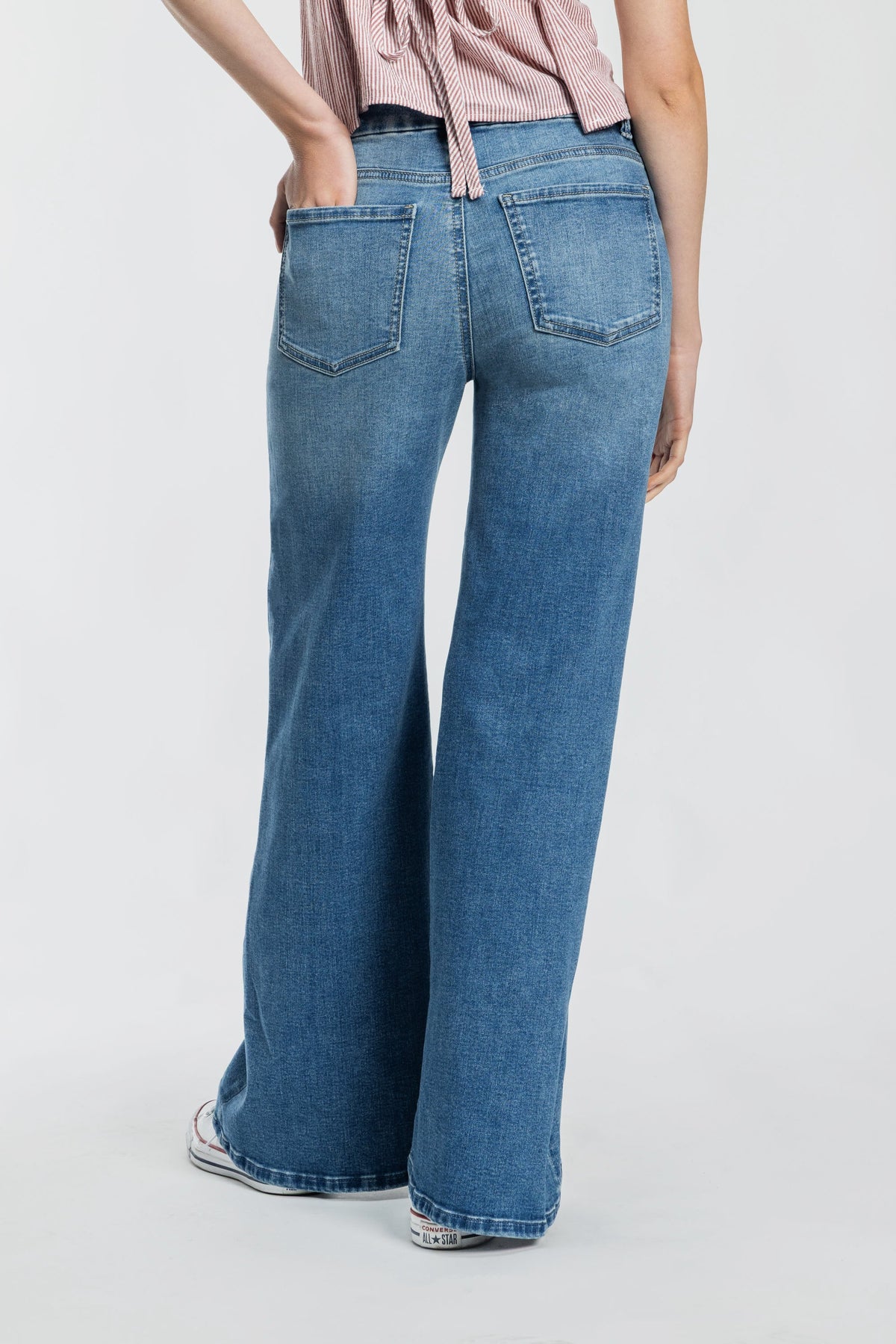 The Alonia Jean - Mid Rise Super Wide Leg by Enjean