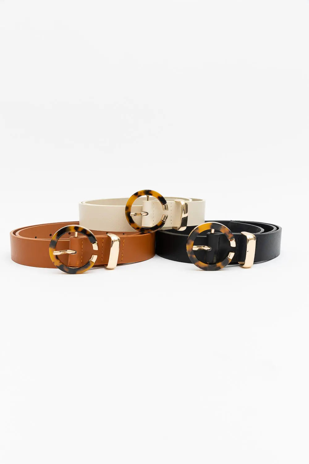 Tortoiseshell O-Ring Belt in multiple colors