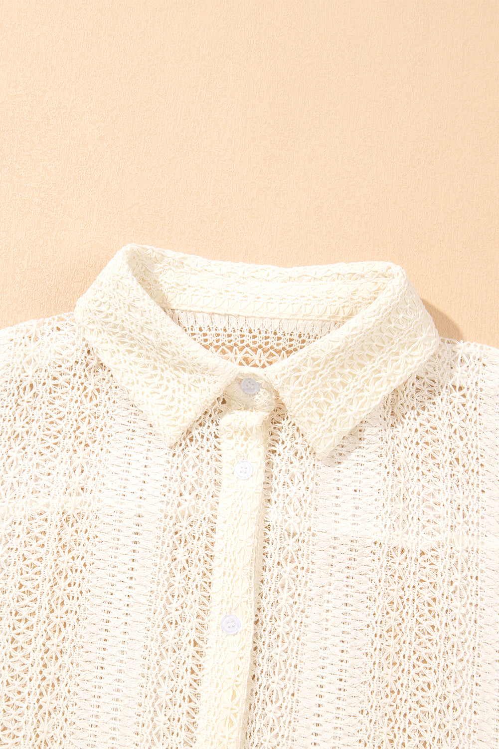 Crocheted Oversized Shirt