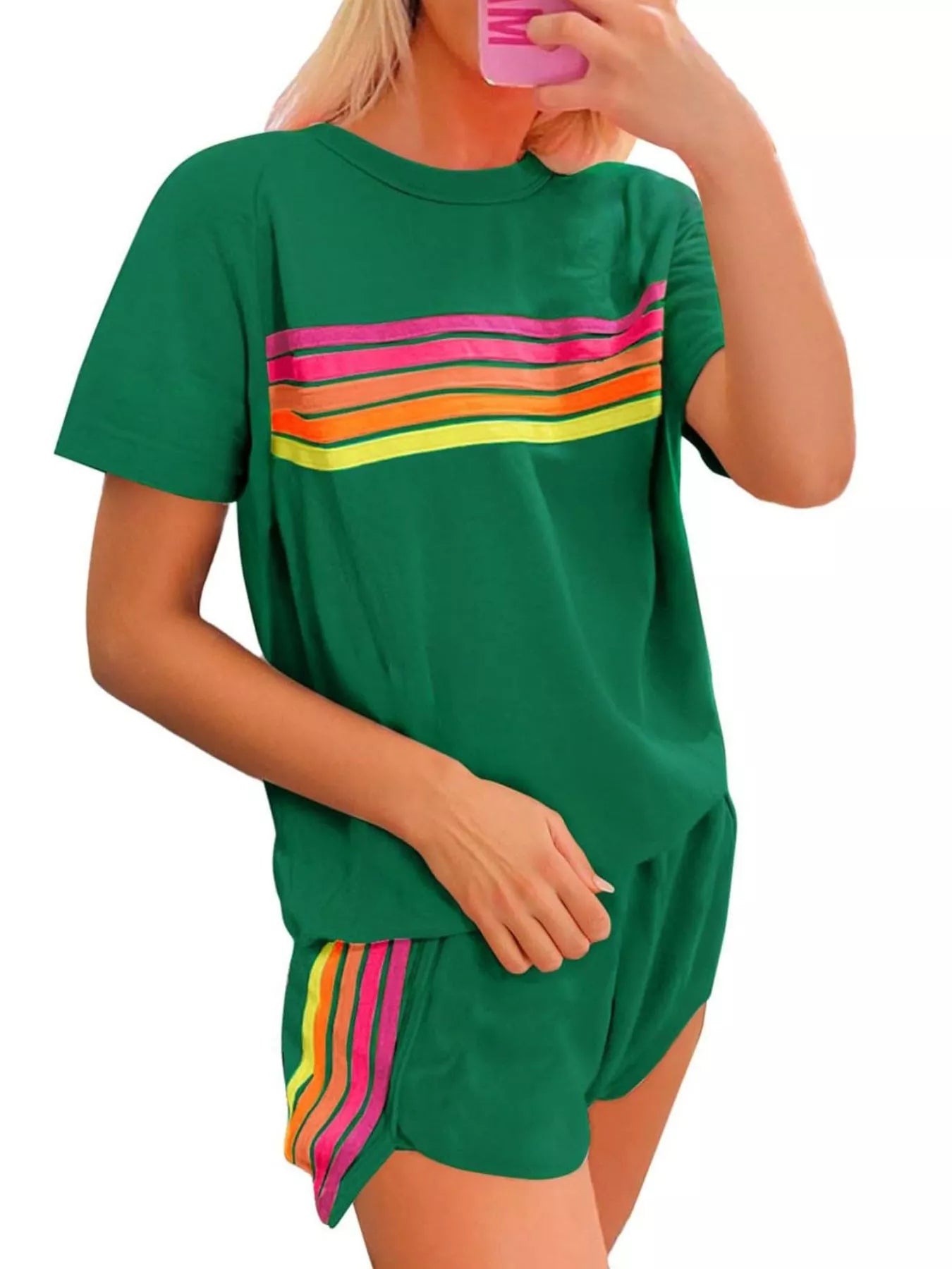 Rainbow Striped Set in multiple colors