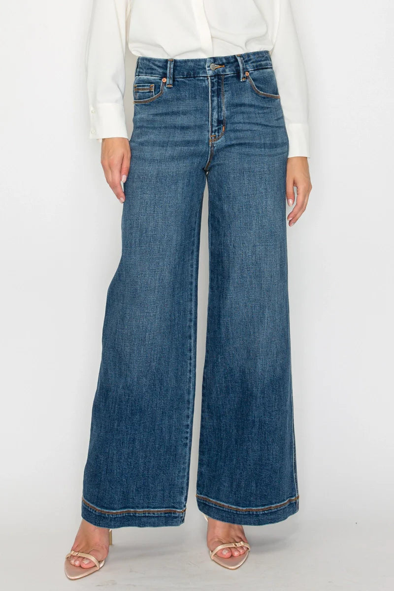 The Genevieve Jean - Relaxed High Rise Palazzo by Artemis Vintage