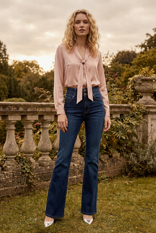 The Ginny Jean - High Rise Bootcut with Tummy Control by Artemis Vintage