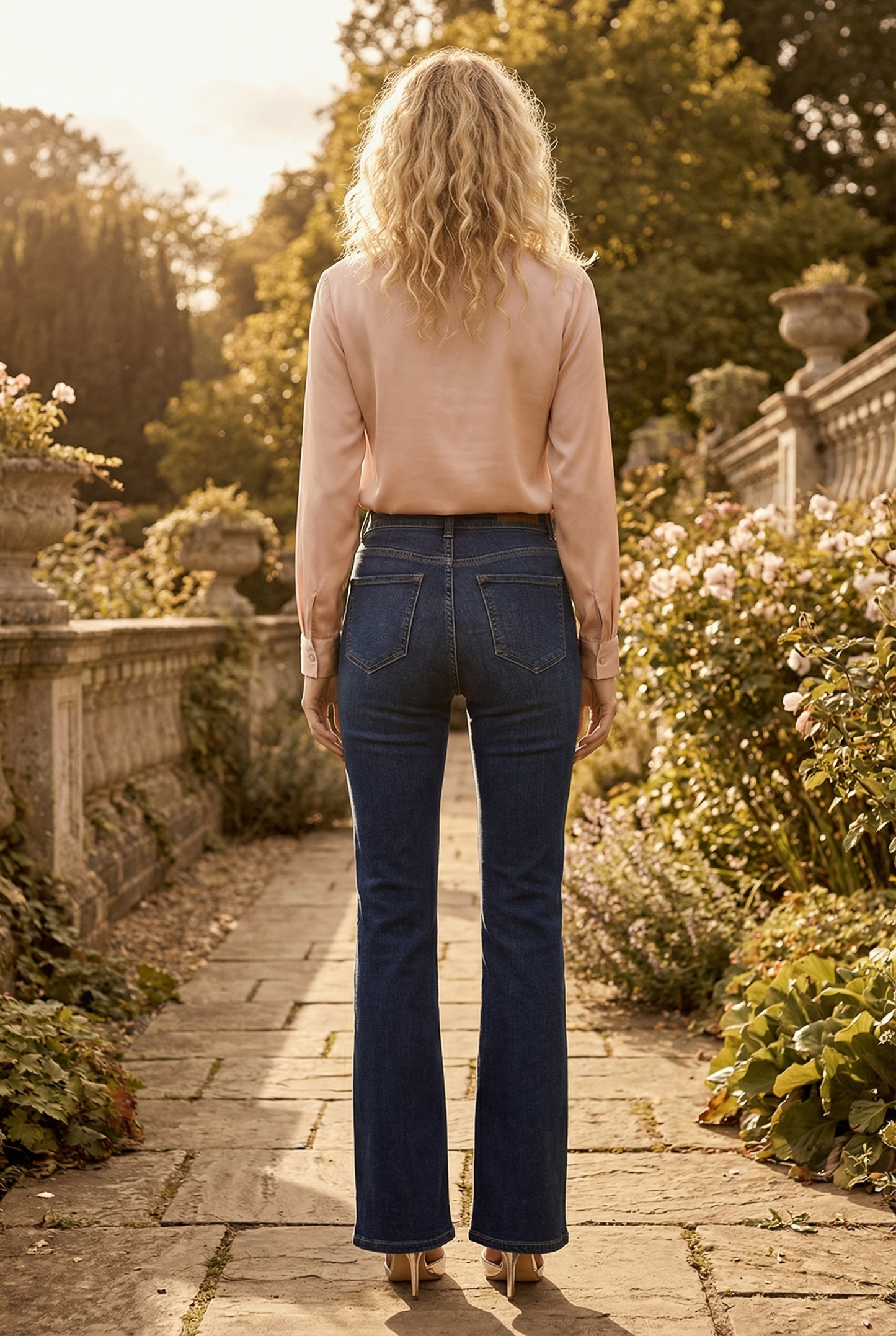 The Ginny Jean - High Rise Bootcut with Tummy Control by Artemis Vintage