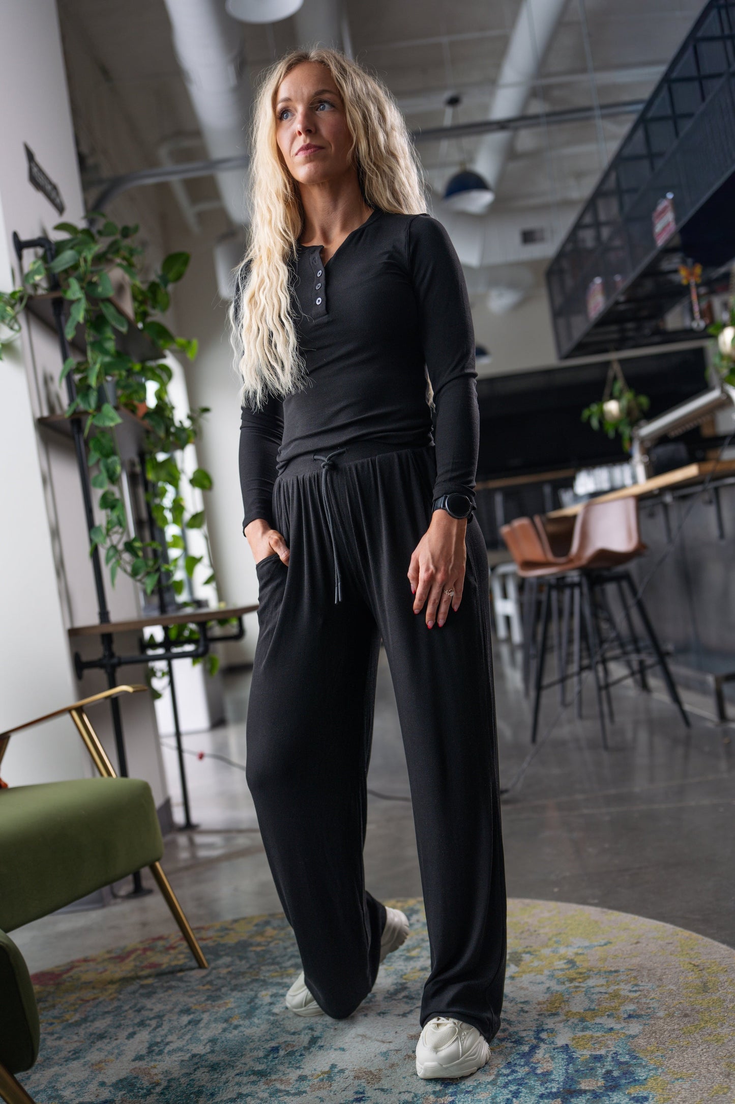 calm FEATHER-SOFT lounge pant in multiple colors