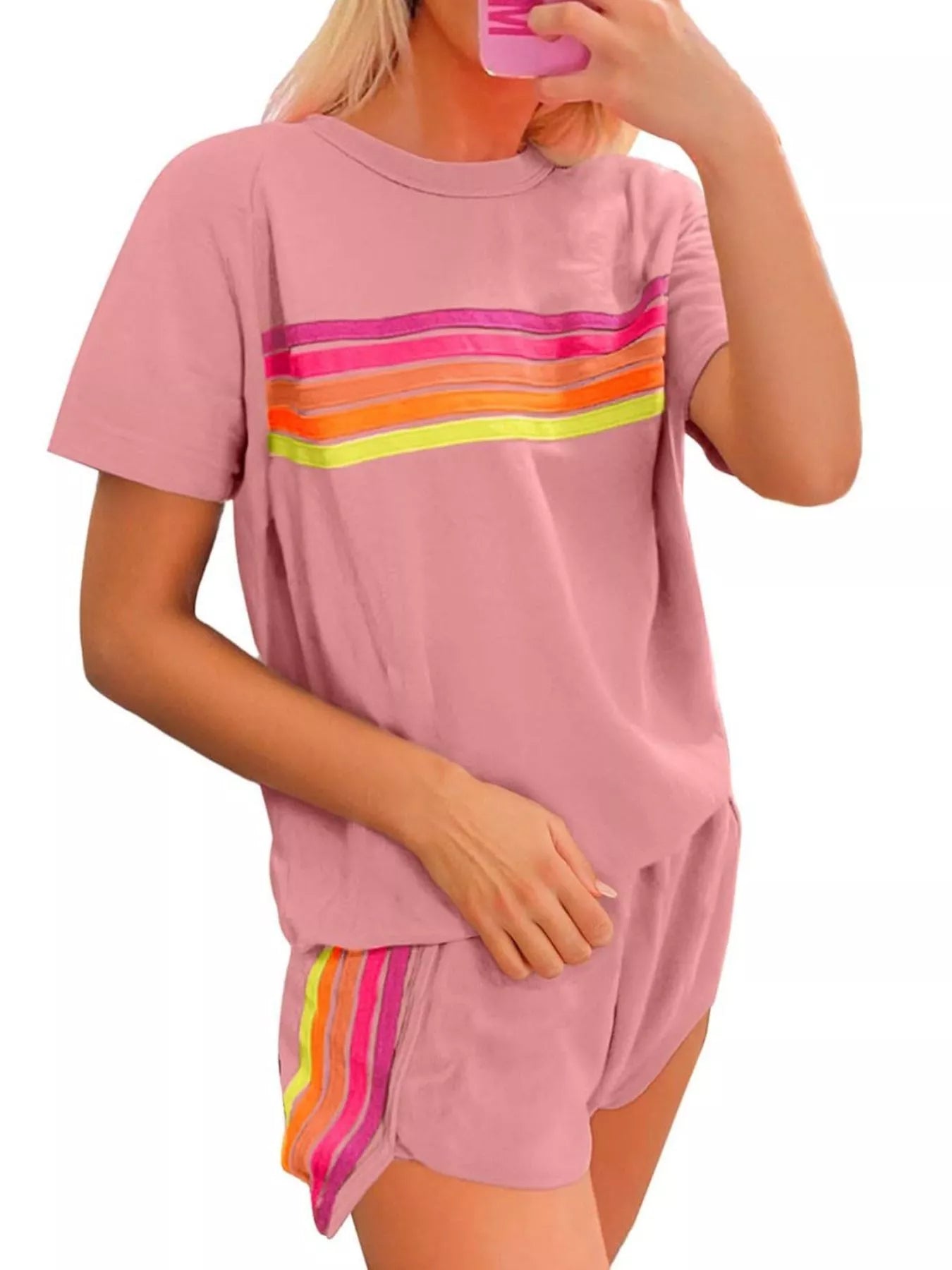 Rainbow Striped Set in multiple colors