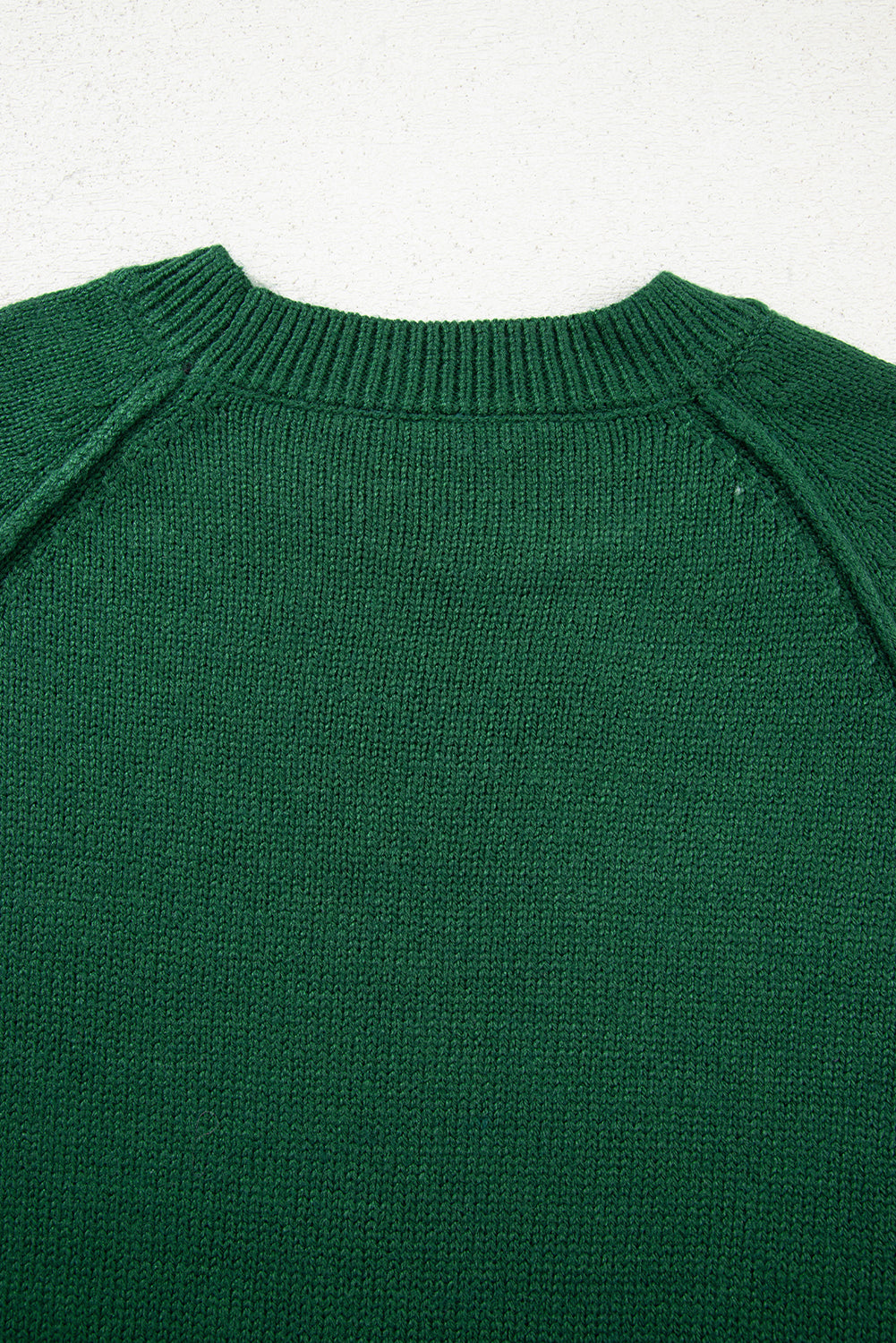 Eleanor Evergreen Raglan Sweater