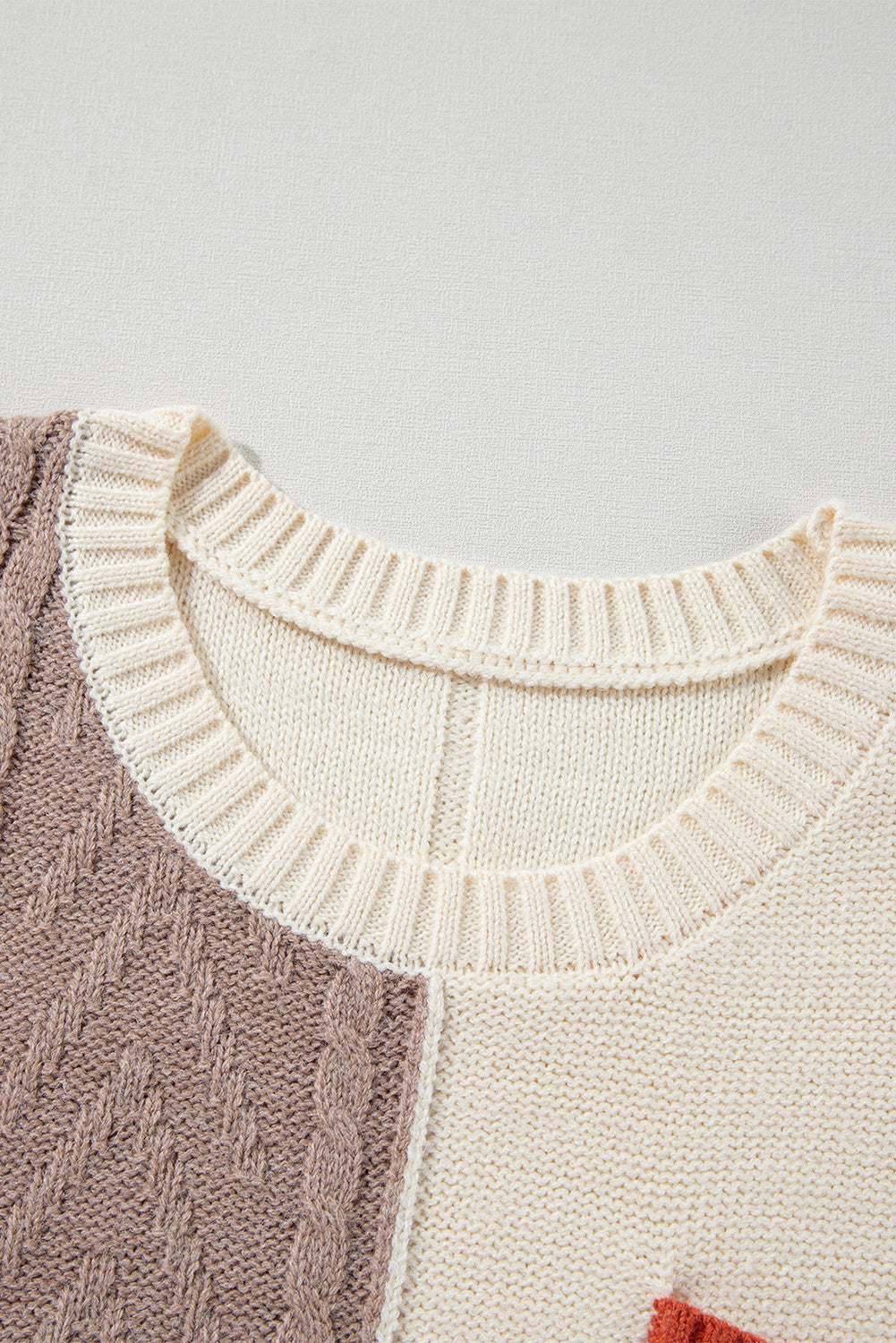 Evelyn Patched Drop Shoulder Sweater in multiple colors