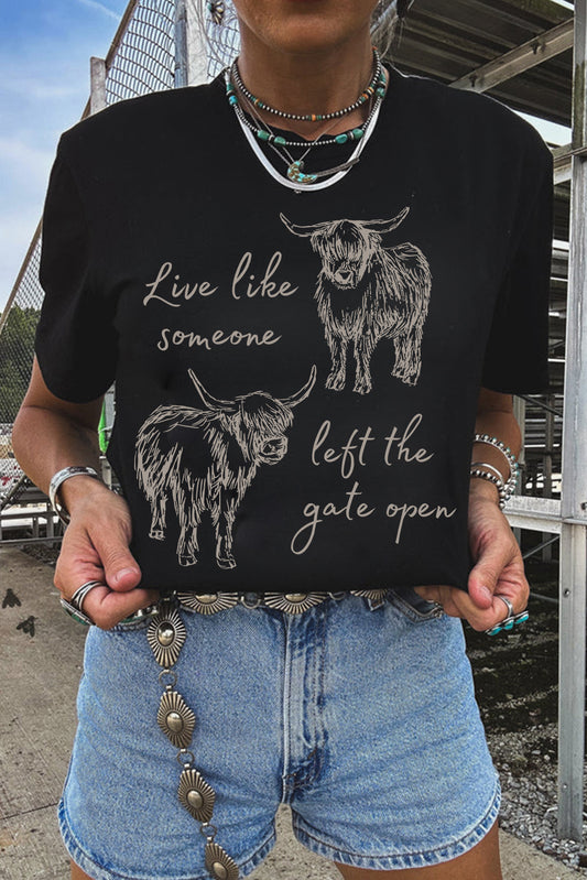 The Cows Got Out Tee