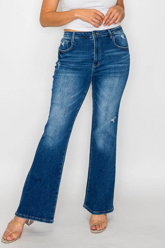 The Flora Jean - High Rise Bootcut by bytos