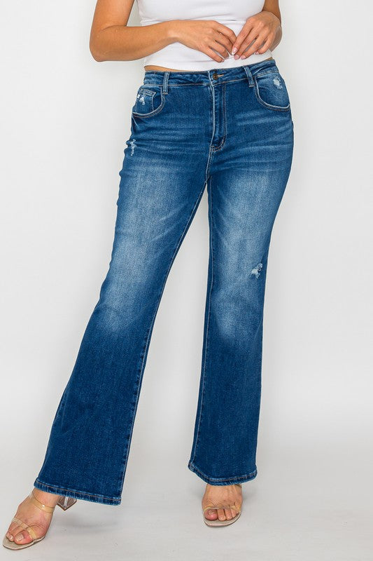 The Flora Jean - High Rise Bootcut by bytos