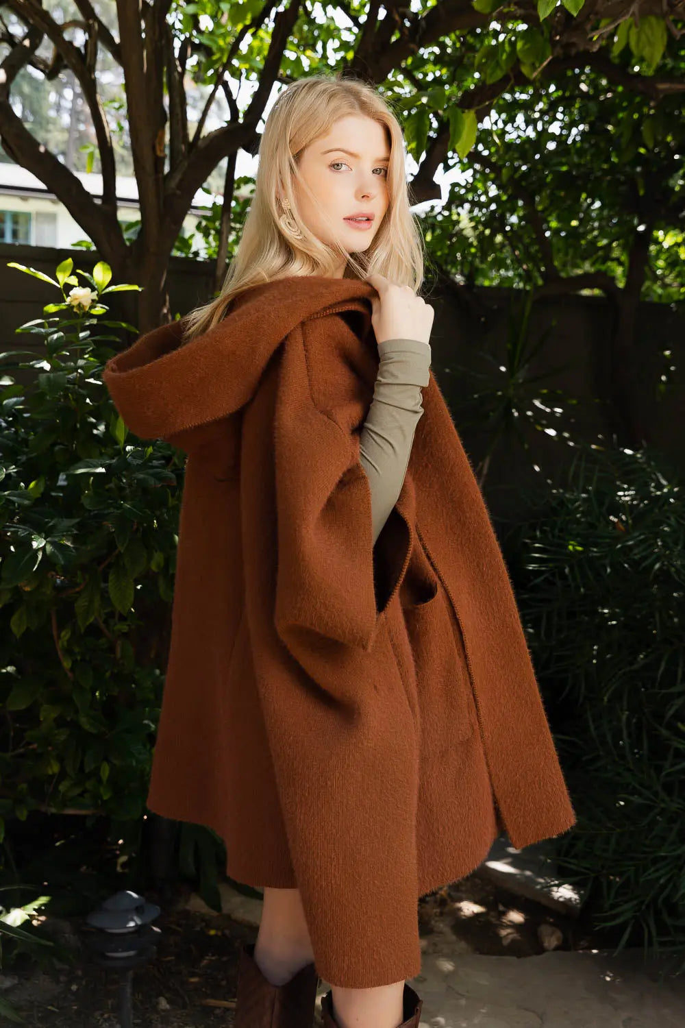 Hooded Ruana