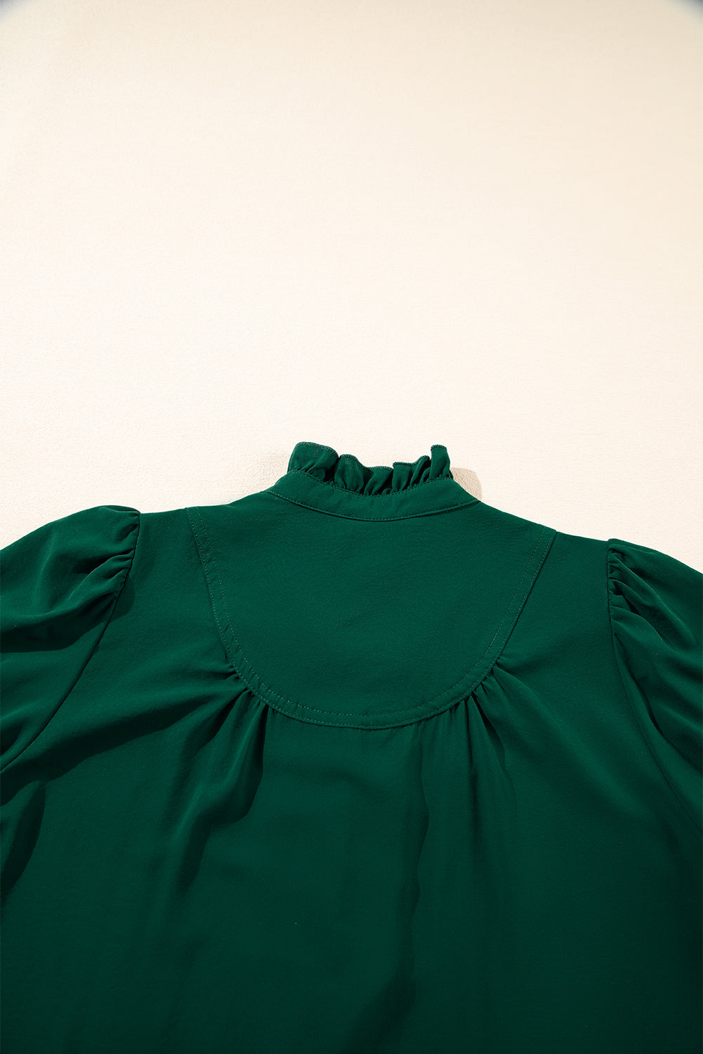 Elegant Button Collar Blouse*