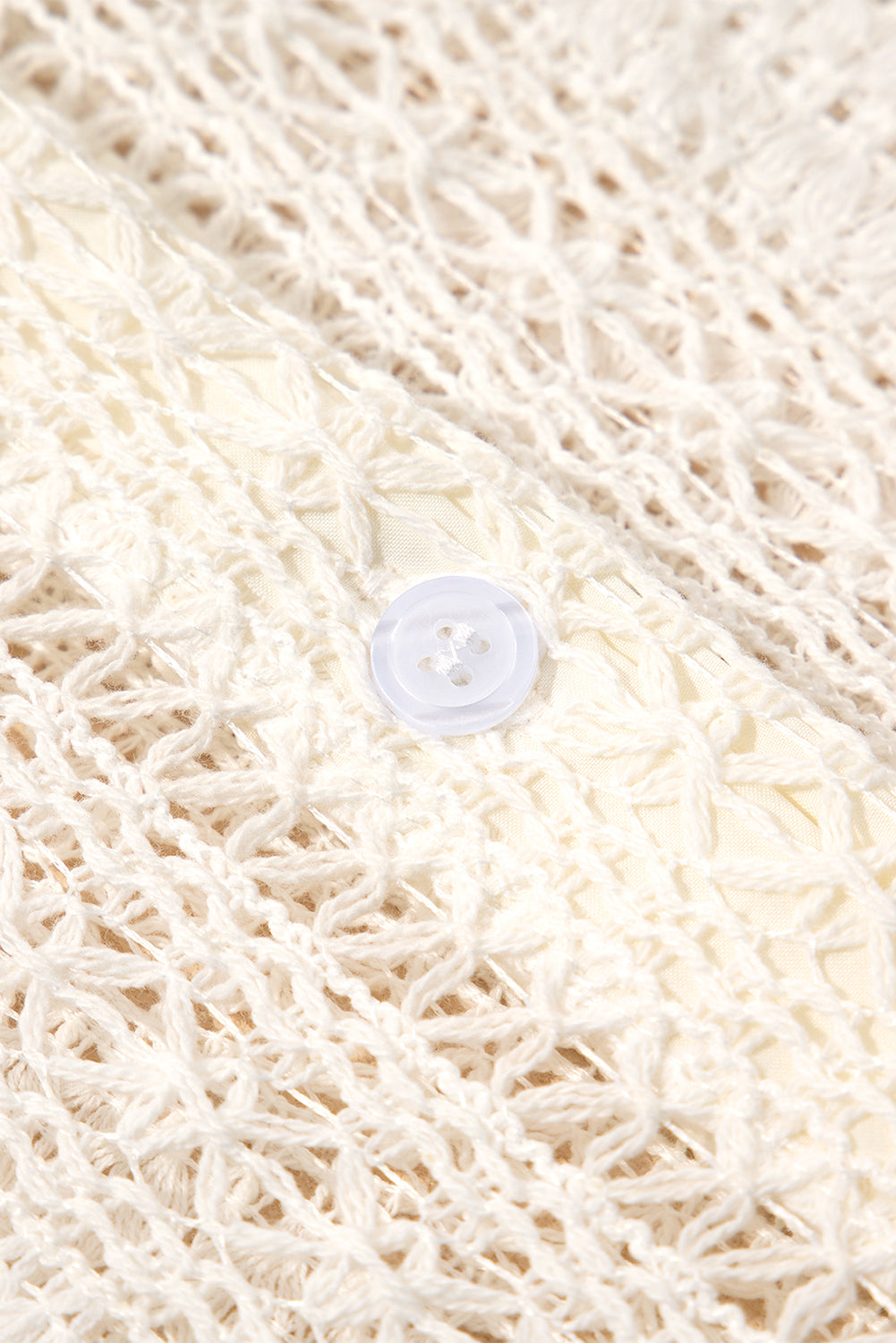 Crocheted Oversized Shirt