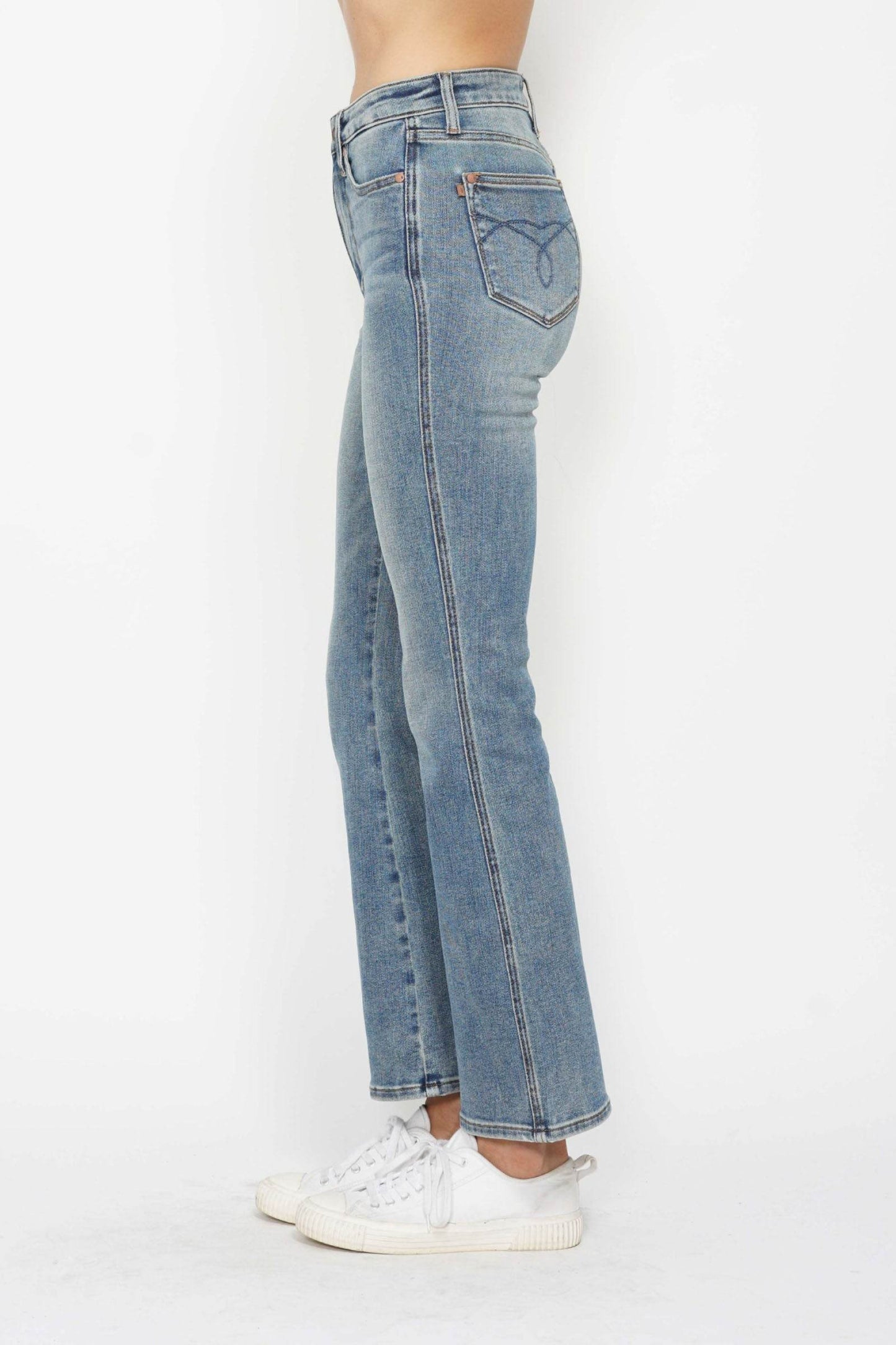The Estelle Jean - High Rise Bootcut Jeans with Tummy Control by Judy Blue (long, regular, short lengths)