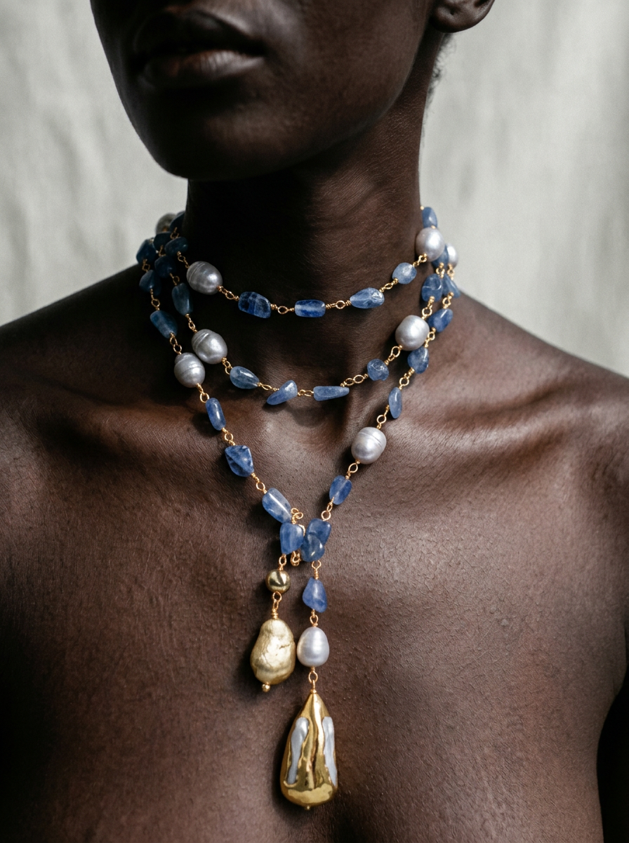 Baroque Pearl Layered Necklace