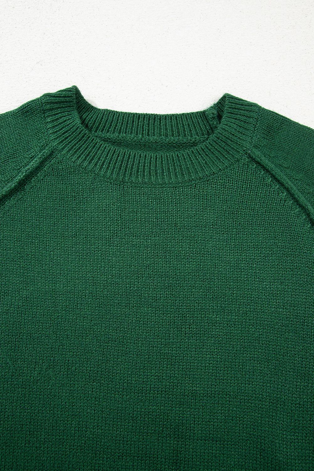 Eleanor Evergreen Raglan Sweater
