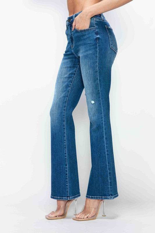 The Flora Jean - High Rise Bootcut by bytos