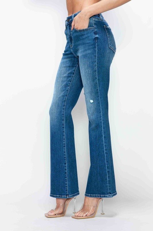 The Flora Jean - High Rise Bootcut by bytos