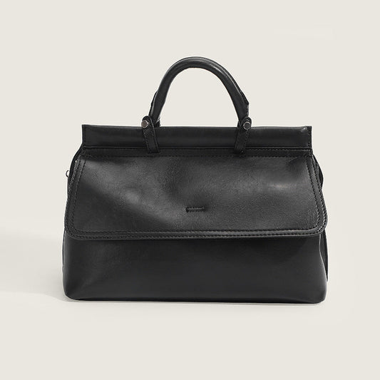 MD Handle Bag in brown and black