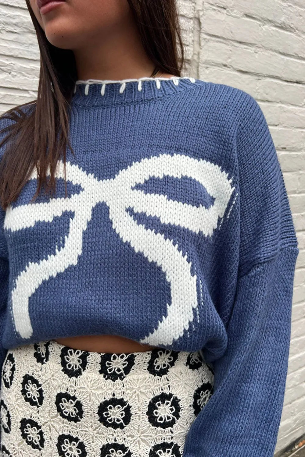 Bow Sweater in multiple colors