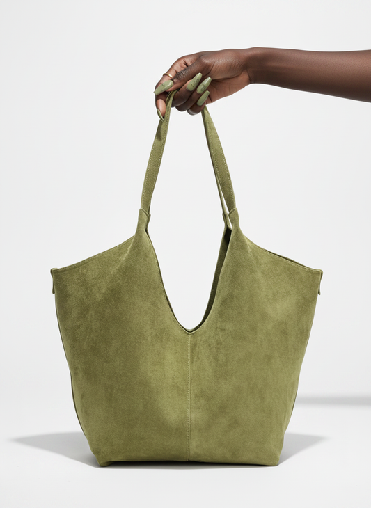 Suede Casual Tote
