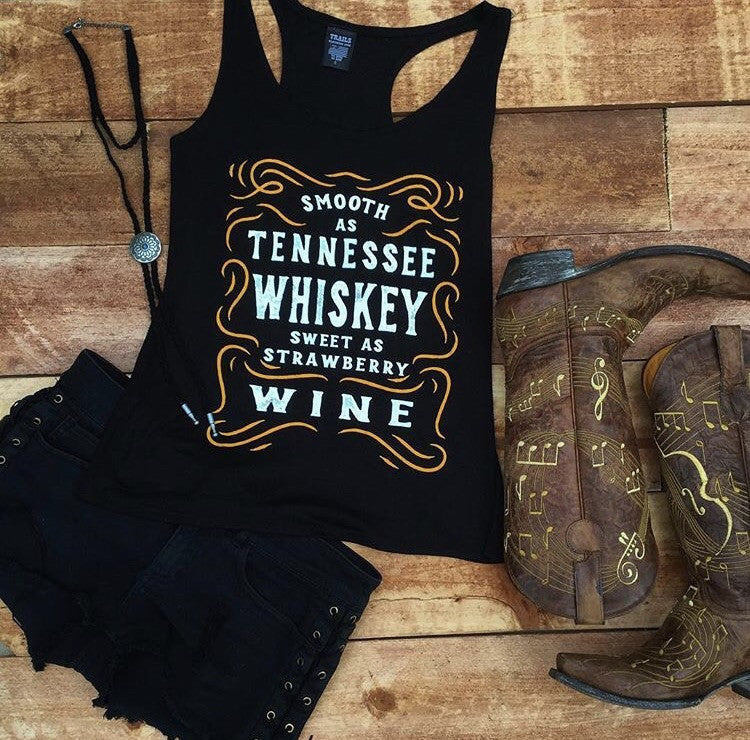 SMOOTH AS TENNESSEE WHISKEY TANK TOP-3