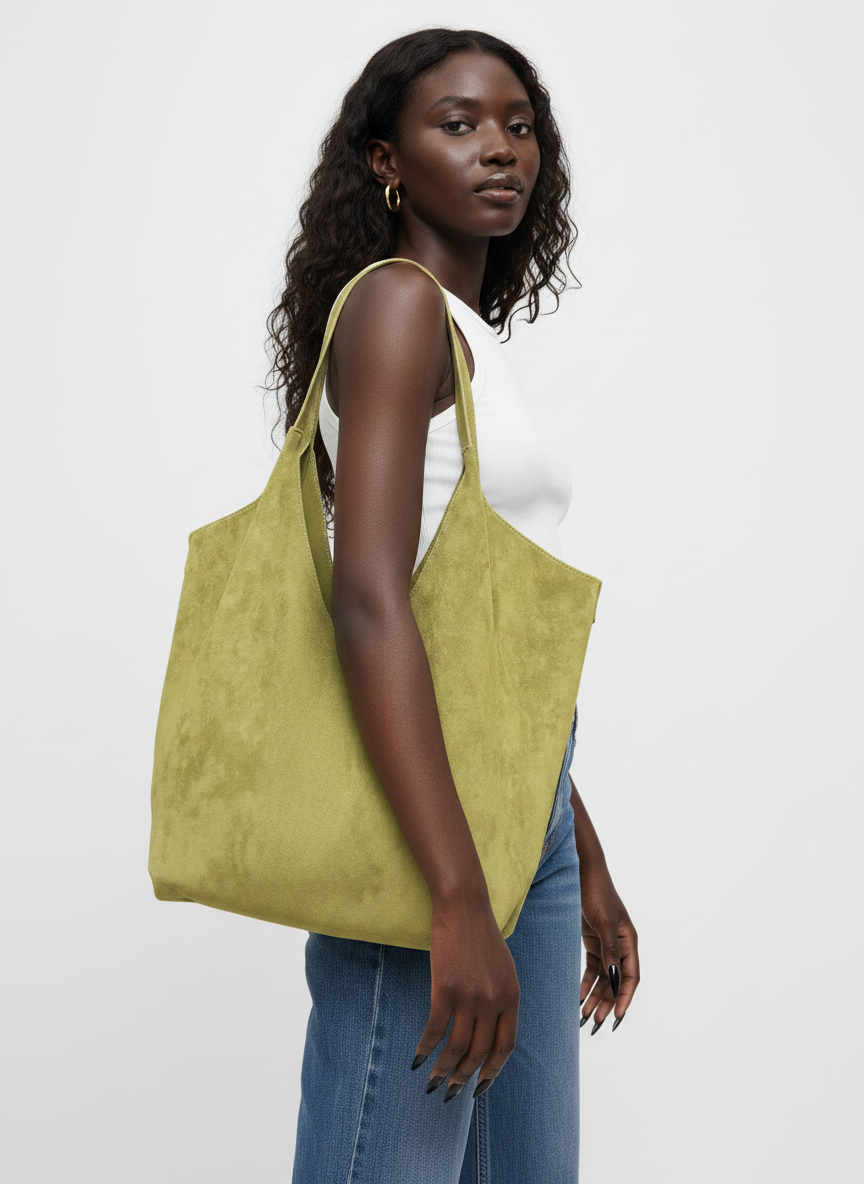 Suede Casual Tote