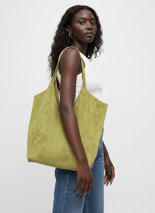 Suede Casual Tote
