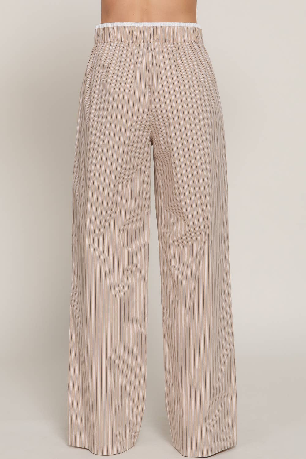 Lounge Line Boxer Pants in blue and brown