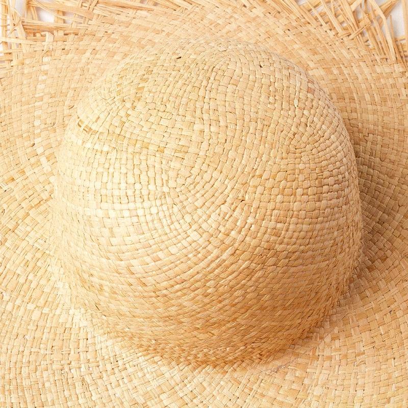 Foldable Handmade Vintage Straw Hat