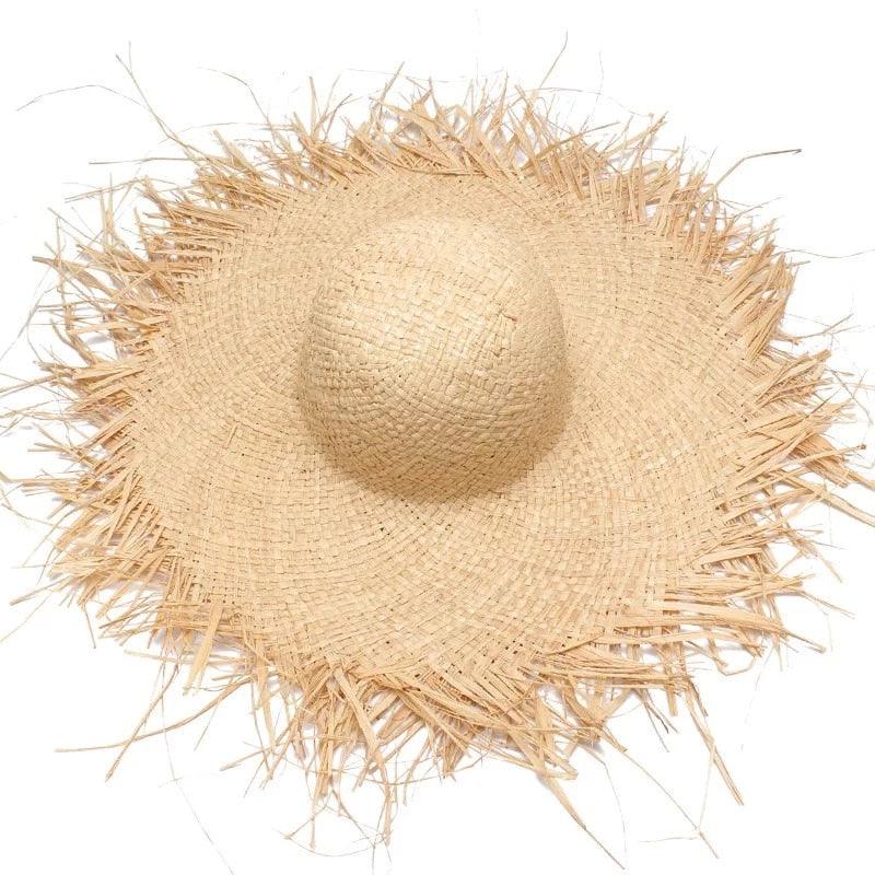 Foldable Handmade Vintage Straw Hat