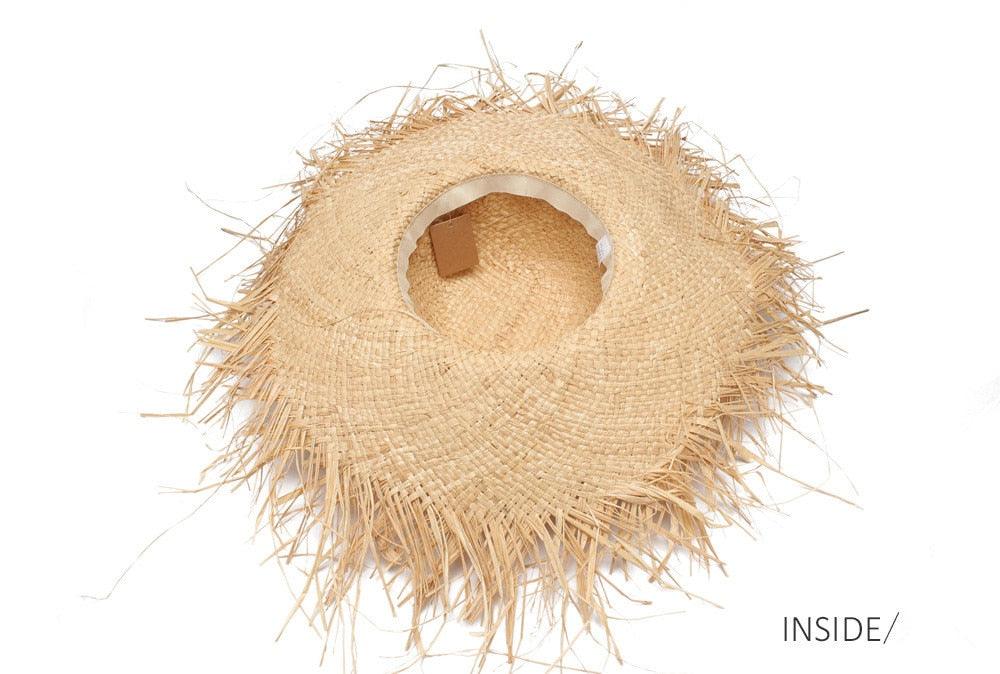 Foldable Handmade Vintage Straw Hat